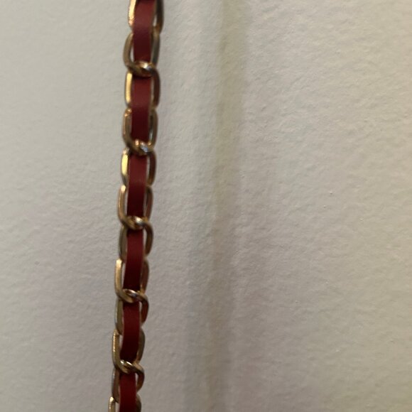 NEW (NWOT) Bebe Mini Sophia Crossbody Bag, rust color w/ goldtone hardware - Picture 6 of 15